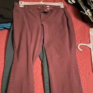 Burgundy Dress Pants